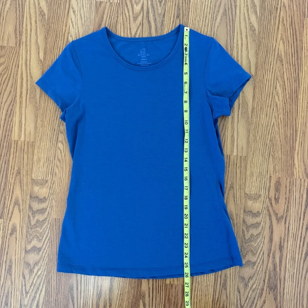 WoolX Women’s Classic Blue Addie Women's Top, Size Small, Merino - Picture 4 of 5